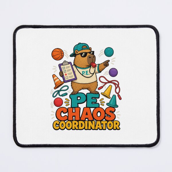 Item preview, Back to School PE Chaos Coordinator | Funny Gym Teacher Art designed and sold by Uglyandcute.