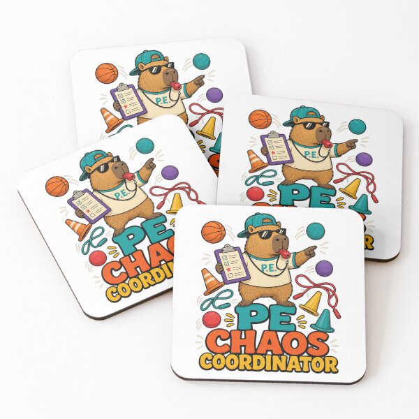 Item preview, Back to School PE Chaos Coordinator | Funny Gym Teacher Art designed and sold by Uglyandcute.