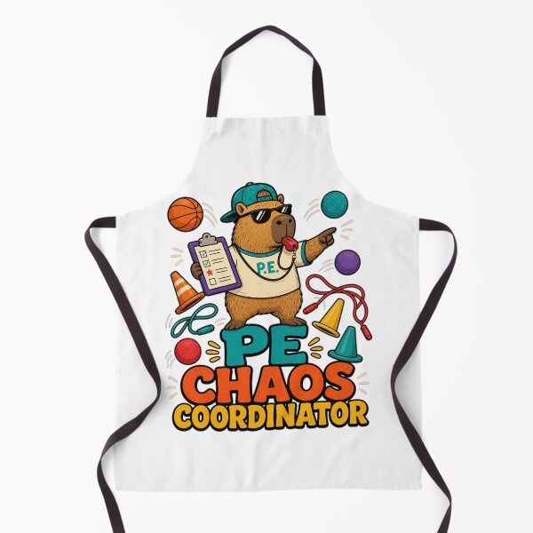 Item preview, Back to School PE Chaos Coordinator | Funny Gym Teacher Art designed and sold by Uglyandcute.