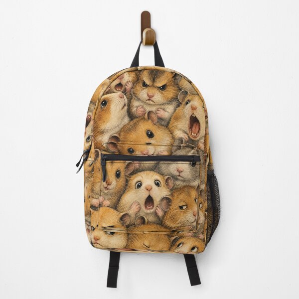 Item preview, Funny Hamster Faces Collage - Adorable Small Animal Illustration designed and sold by merchxwear.