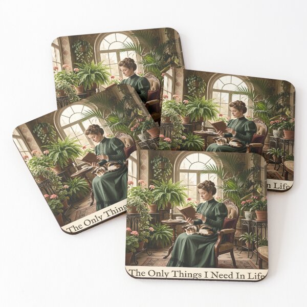 Item preview, The Only Things I Need in Life—Cat Version designed and sold by The She Shed.
