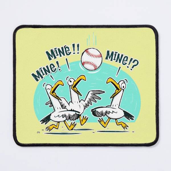 Item preview, Baseball, Mine Mine Mine Seagull designed and sold by Ribeiro-Art.