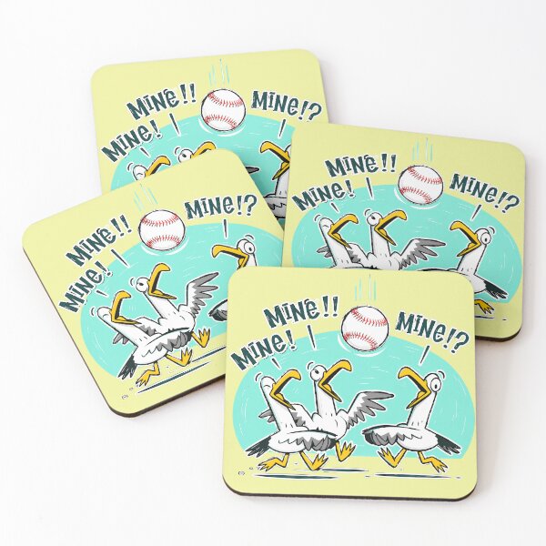 Item preview, Baseball, Mine Mine Mine Seagull designed and sold by Ribeiro-Art.