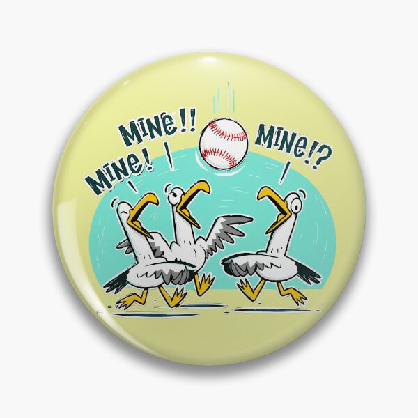 Item preview, Baseball, Mine Mine Mine Seagull designed and sold by Ribeiro-Art.