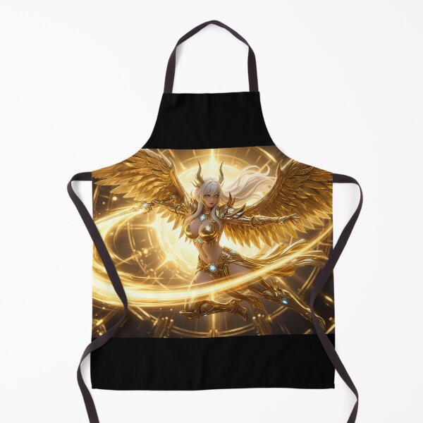 Item preview, Golden Valkyrie Angel Warrior Light Magic designed and sold by GalleryBrisArt.