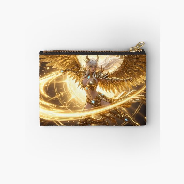 Item preview, Golden Valkyrie Angel Warrior Light Magic designed and sold by GalleryBrisArt.