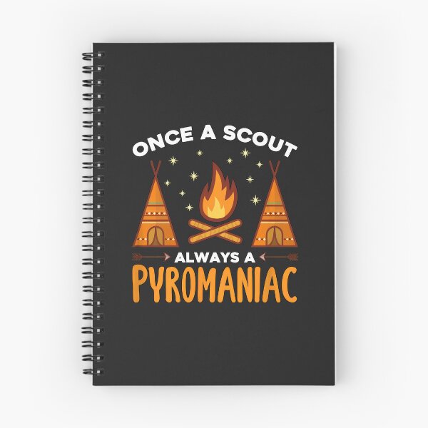Item preview, Once A Scout Always A Pyromaniac Campfire Design designed and sold by wn4uffgjz8h.