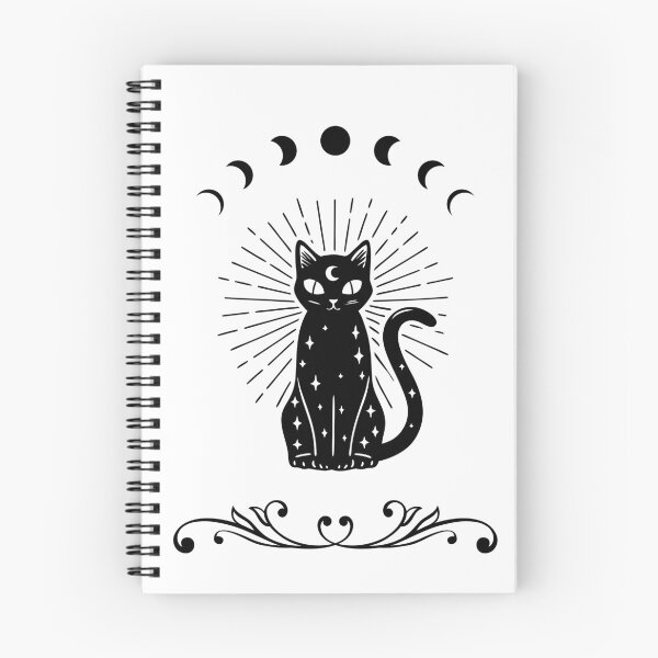 Item preview, Mystical black cat designed and sold by InarisArt.