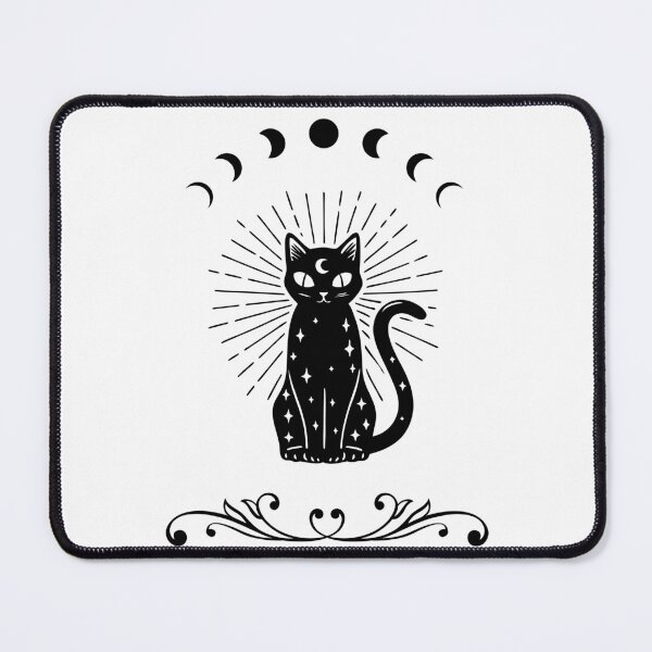 Item preview, Mystical black cat designed and sold by InarisArt.