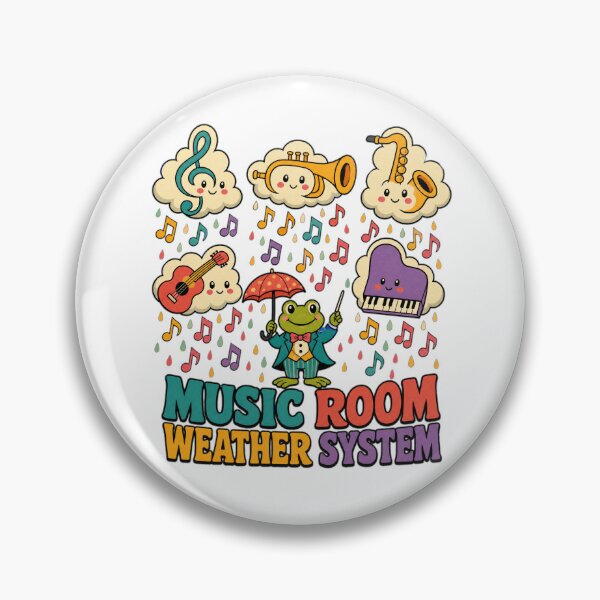 Item preview, Back to School Music Room Weather System | Funny Music Teacher Art designed and sold by Uglyandcute.