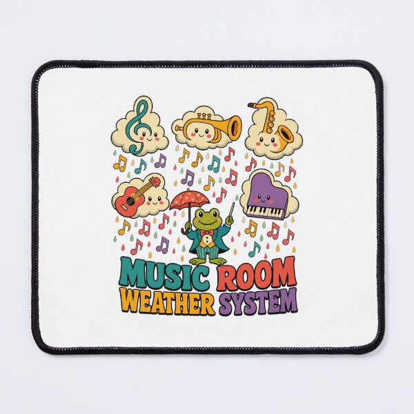 Item preview, Back to School Music Room Weather System | Funny Music Teacher Art designed and sold by Uglyandcute.