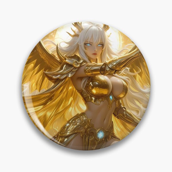 Item preview, Golden Valkyrie Angel Warrior Light Magic designed and sold by GalleryBrisArt.