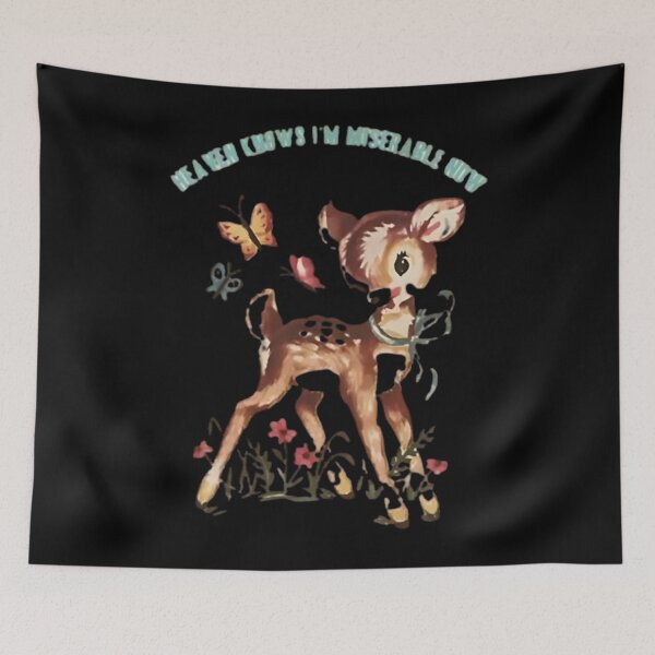 Item preview, Heaven Knows I_m Miserable Now – Retro Bambi Illustration T-Shirt designed and sold by JohnsonBoehm.