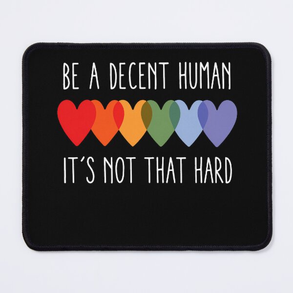 Item preview, Be A Decent Human It's Not That Hard designed and sold by Ribeiro-Art.