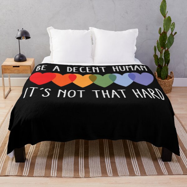 Item preview, Be A Decent Human It's Not That Hard designed and sold by Ribeiro-Art.