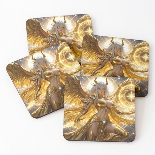 Item preview, Golden Valkyrie Angel Warrior Light Magic designed and sold by GalleryBrisArt.