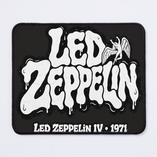 Item preview, Led Zeppelin IV 1971 Hard Rock Slime Typography Design designed and sold by JMS-Artvintage.