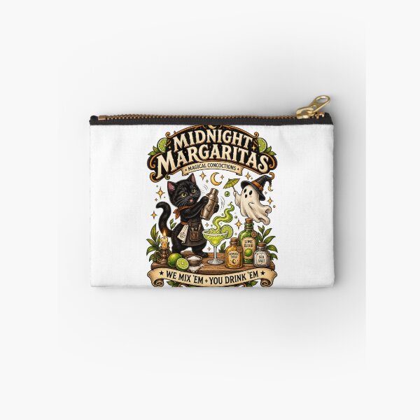 Item preview, Midnight Margaritas Black Cat Halloween Cocktail designed and sold by MaskedTarget.