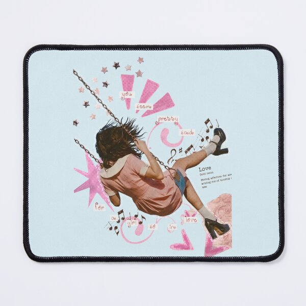 Item preview, Sad For A Girl So In Love Pink Scrapbook Aesthetic designed and sold by SamirBeer96.
