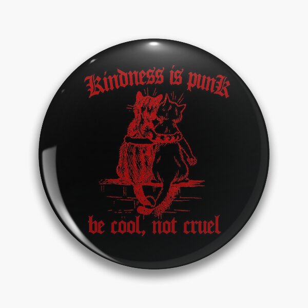 Item preview, Be cool not cruel cat kindness is punk designed and sold by Ribeiro-Art.