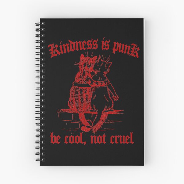 Item preview, Be cool not cruel cat kindness is punk designed and sold by Ribeiro-Art.