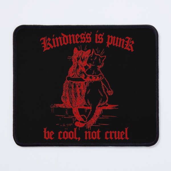 Item preview, Be cool not cruel cat kindness is punk designed and sold by Ribeiro-Art.