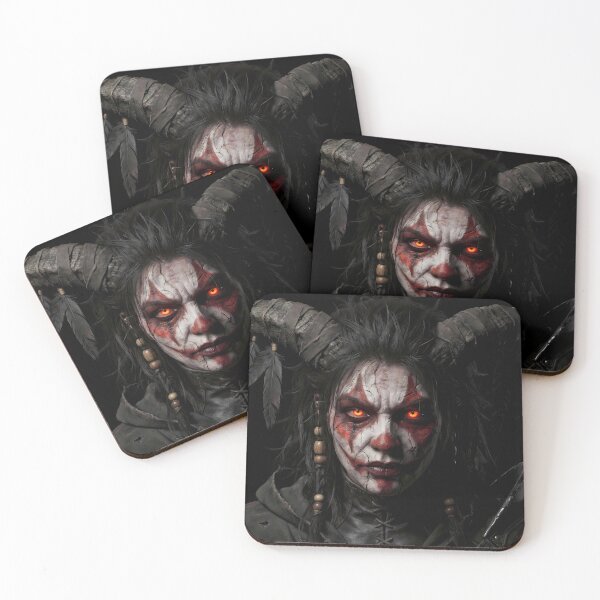 Item preview, Pale Demon Lord Red Eyes Dark Fantasy designed and sold by GalleryBrisArt.