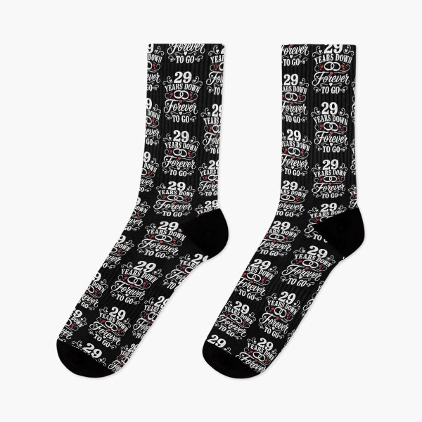 Item preview, 29 Years Down Forever To Go 29th Wedding Anniversary Gift for Couples Men Women designed and sold by Mozaic Clothes.