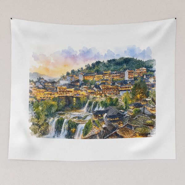Item preview, Furong Ancient Town designed and sold by HOMETOWN86.