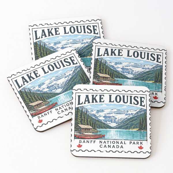 Artikelvorschau, Briefmarke „Lake Louise, Kanada“ entworfen und verkauft von erkinmaddison.