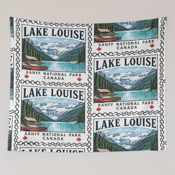 Item preview, Lake Louise Canada Stamp designed and sold by erkinmaddison.
