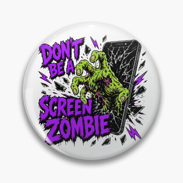 Item preview, Screen Zombie Digital Detox Tech Horror Humor designed and sold by chattsuede.