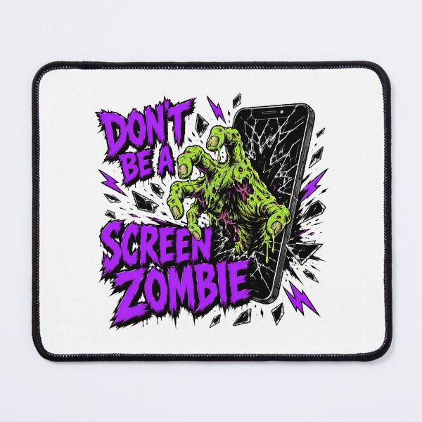 Item preview, Screen Zombie Digital Detox Tech Horror Humor designed and sold by chattsuede.