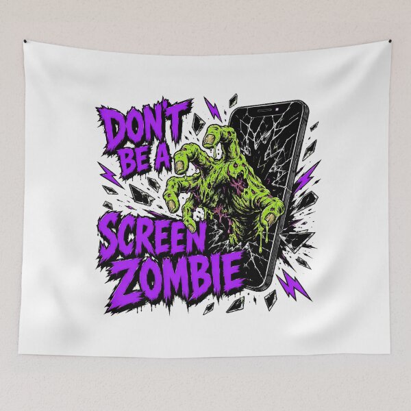 Item preview, Screen Zombie Digital Detox Tech Horror Humor designed and sold by chattsuede.