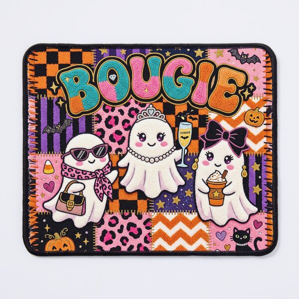 Item preview, Bougie Ghost - Patchwork Art designed and sold by Festive Bug.