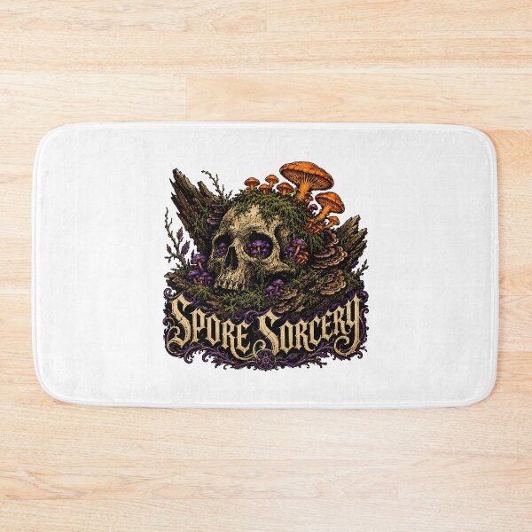 Item preview, Dark Fantasy Mushroom Skull Goblincore Sorcery designed and sold by chattsuede.