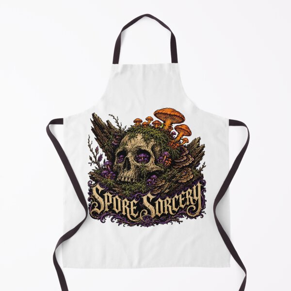 Item preview, Dark Fantasy Mushroom Skull Goblincore Sorcery designed and sold by chattsuede.