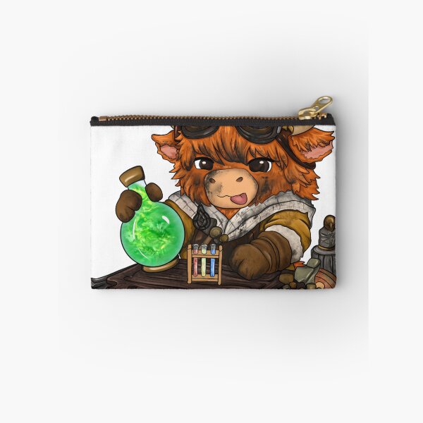 Item preview, Cute Chibi Artificer Highland Cow designed and sold by kjmastersart.