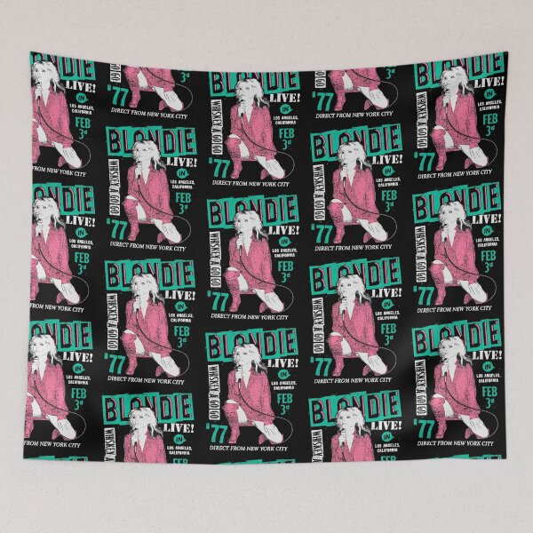 Item preview, Blondie Live 1977 Concert Poster Vintage Rock designed and sold by SamirBeer96.