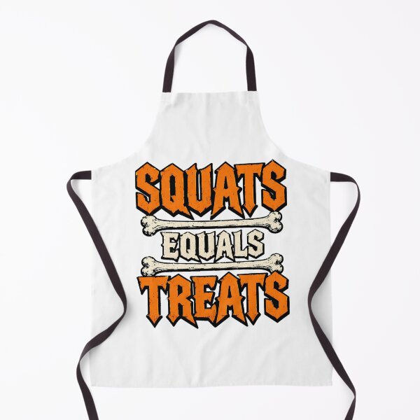 Item preview, Squats Equals Treats Halloween Gym Humor designed and sold by chattsuede.