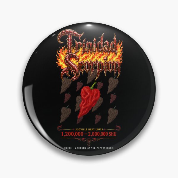 Item preview, Trinidad Scorpion: Pepper & Scoville Heat Units designed and sold by Jessie Slamwhorella.