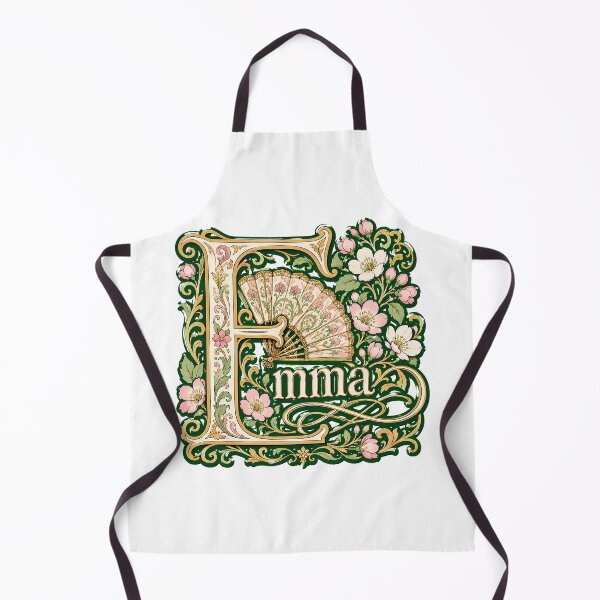 Item preview, Emma Floral Monogram Victorian Illuminated Initial designed and sold by chattsuede.