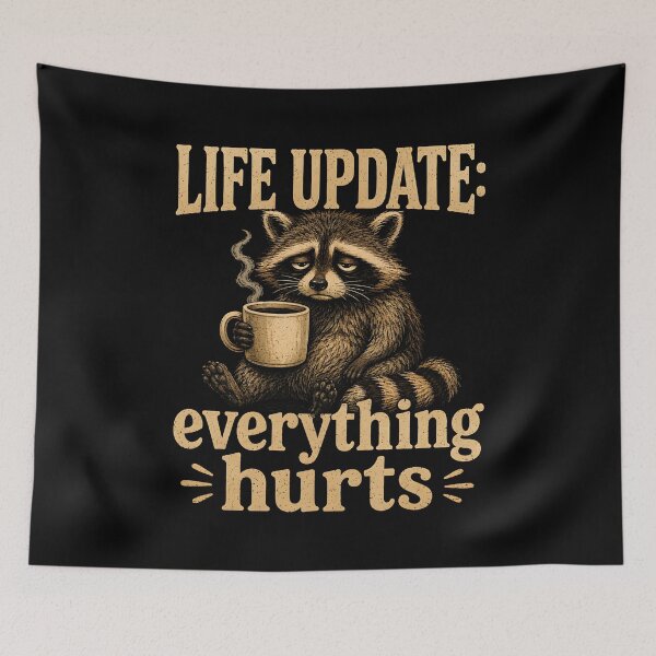 Item preview, Life Update Everything Hurts  designed and sold by CelidaBonde.