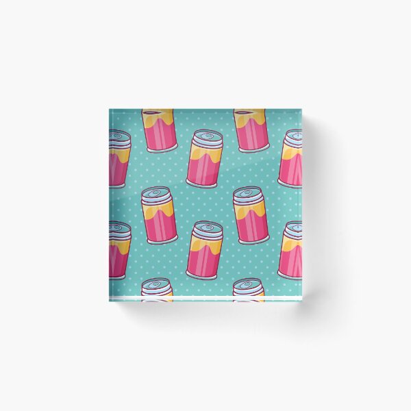 Item preview, Retro Pink Canned Fruit Pattern designed and sold by werezu.