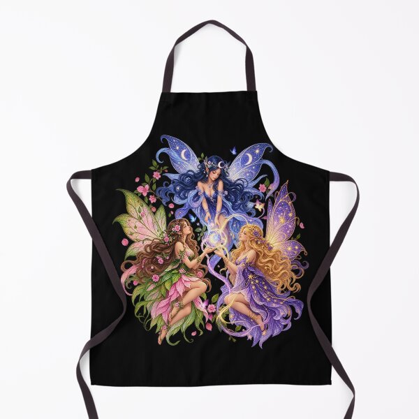 Item preview, Three Enchanted Fairies – Nature, Moon & Starlight designed and sold by TroviTutto.