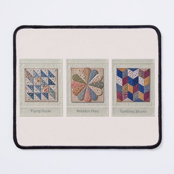 Item preview, Vintage Quilt Blocks — Three Timeless Patterns designed and sold by 3rdBirdInk.