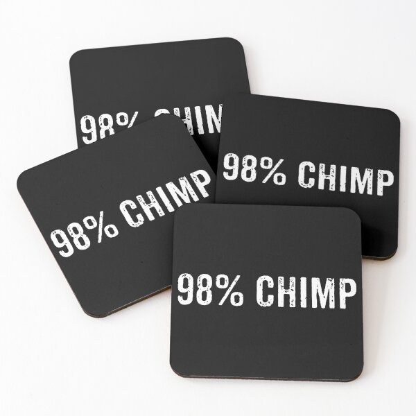Item preview, 98% Chimp - Funny Science Evolution Theory designed and sold by qarinefesia.