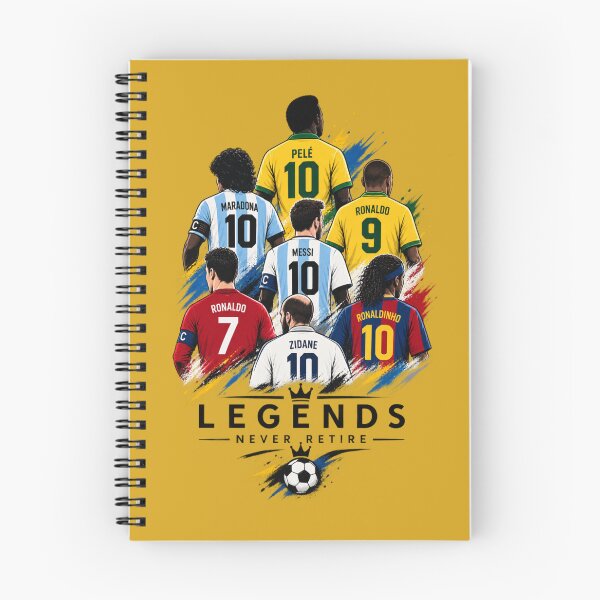 Item preview, Legends Never Retire – Football Icons Minimalist Art designed and sold by AndGarciart.