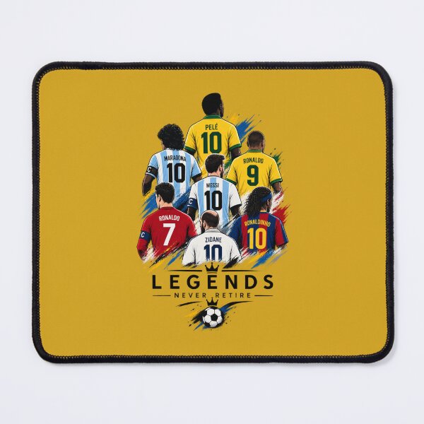 Item preview, Legends Never Retire – Football Icons Minimalist Art designed and sold by AndGarciart.