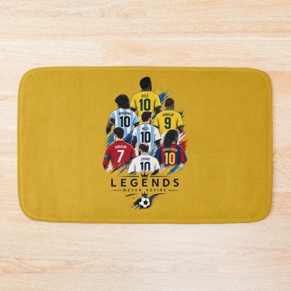 Item preview, Legends Never Retire – Football Icons Minimalist Art designed and sold by AndGarciart.